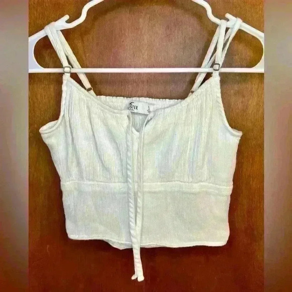 Hollister Tops - Hollister Cropped Tank Top White